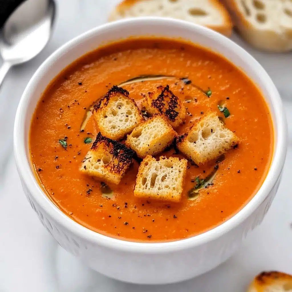 Roasted Tomato Basil Soup Recipe - Recipe Image