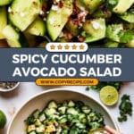 5-Minute Spicy Cucumber Salad Recipe