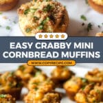 Crabby Mini Cornbread Muffins Recipe