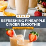 Tropical Pineapple-Ginger Smoothie Recipe