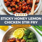 Sticky Honey Lemon Chicken Recipe