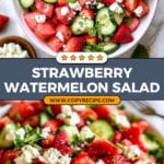 Strawberry Watermelon Cucumber Salad Recipe
