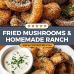 Fried Sliced Mushrooms with Ranch Recipe