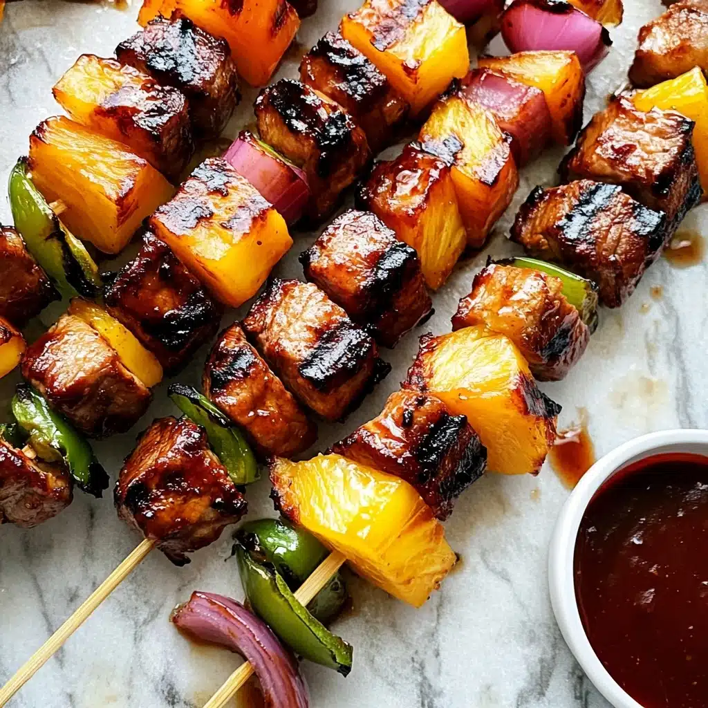 Hawaiian Chicken Kabobs Recipe - Recipe Image