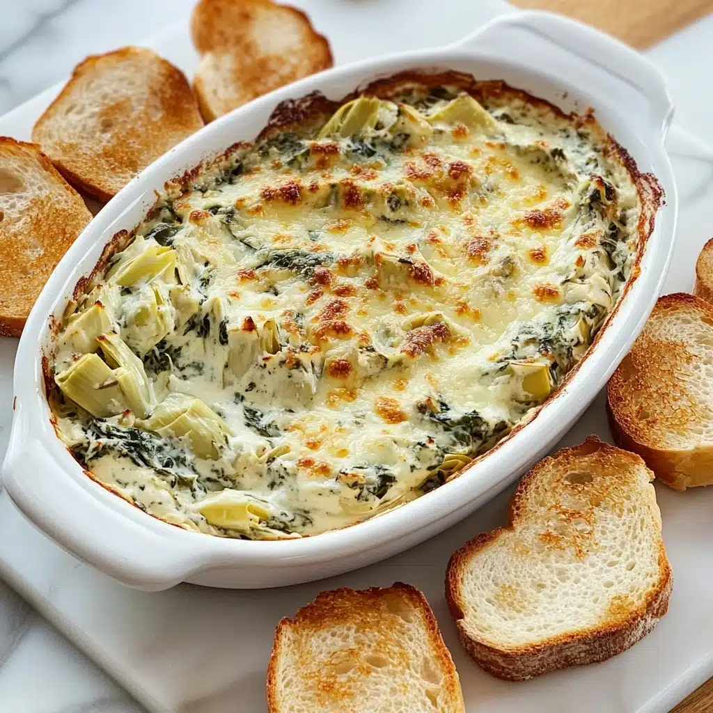 Bubbly Spinach Artichoke Dip Recipe - Recipe Image