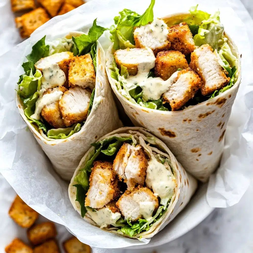 Chicken Caesar Wrap Recipe - Recipe Image