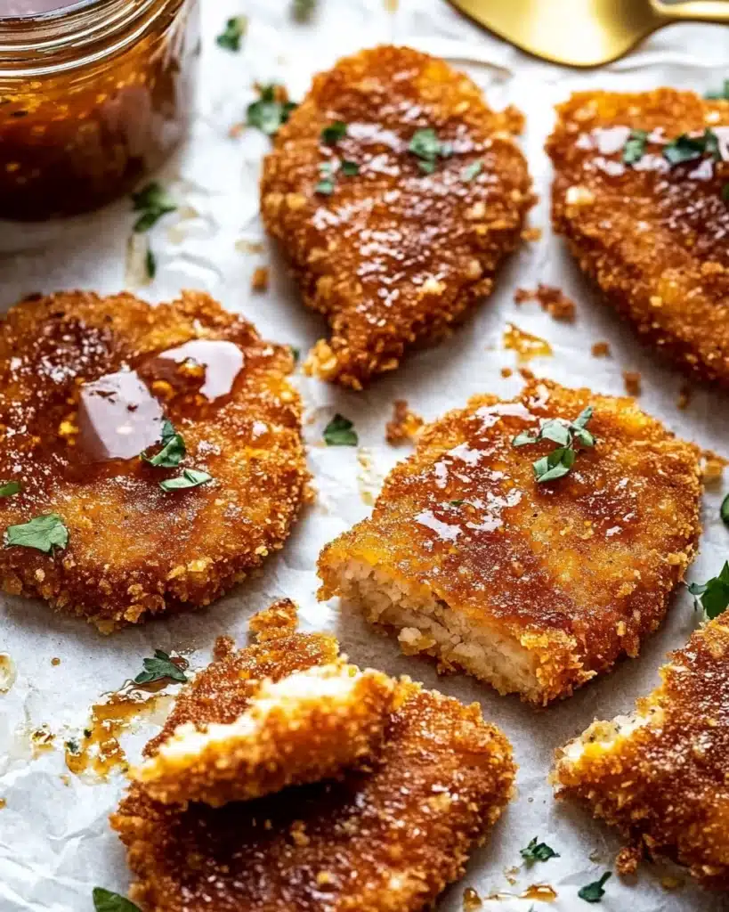Baked Crunchy Hot Honey Chicken Recipe