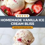 Homemade Vanilla Ice Cream Recipe