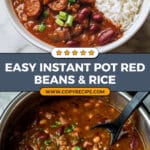 Instant Pot Red Beans and Rice Recipe