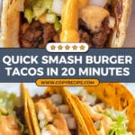 Smash Burger Tacos Recipe
