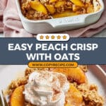 Mom's Peach Crisp Recipe