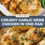 Creamy Garlic Herb Chicken Recipe
