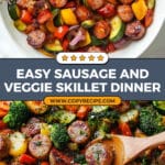 Sausage and Veggies Skillet Recipe