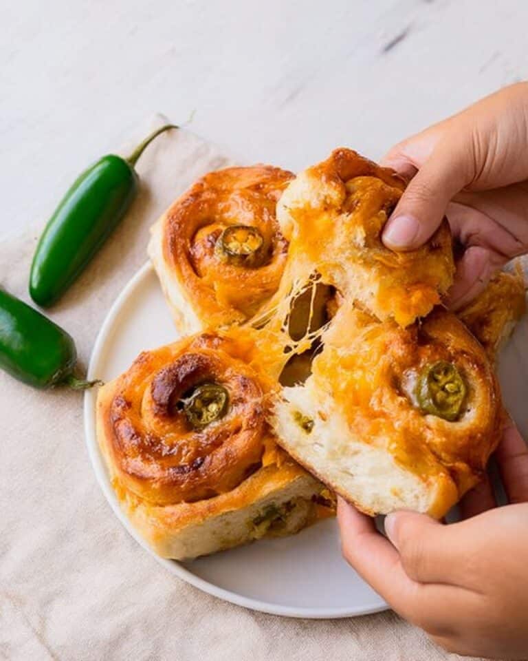 Salted Honey Butter Jalapeño Cheddar Rolls Recipe