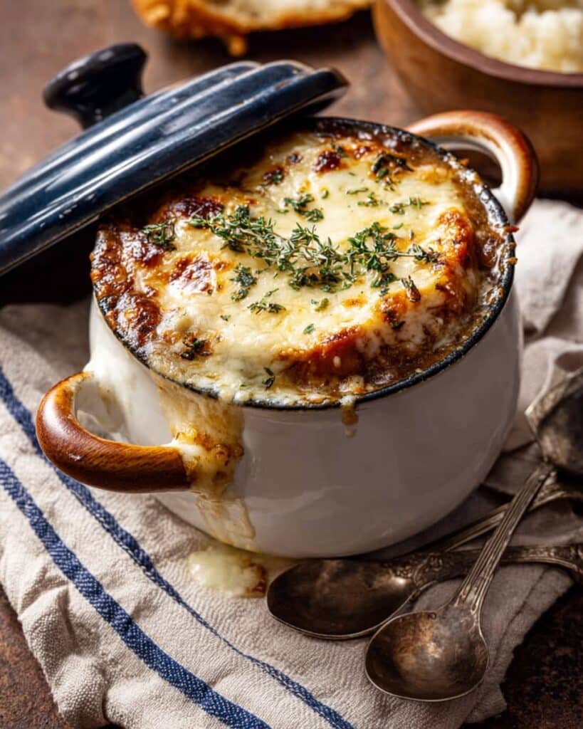 Creamy French Onion and Mushroom Soup Recipe