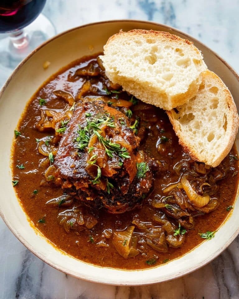 Cider Braised Chicken with Caramelized Onions Recipe