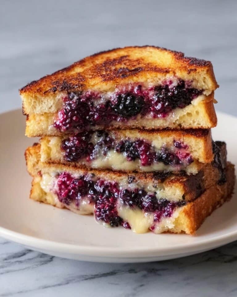 Blackberry Brie Grilled Cheese Recipe