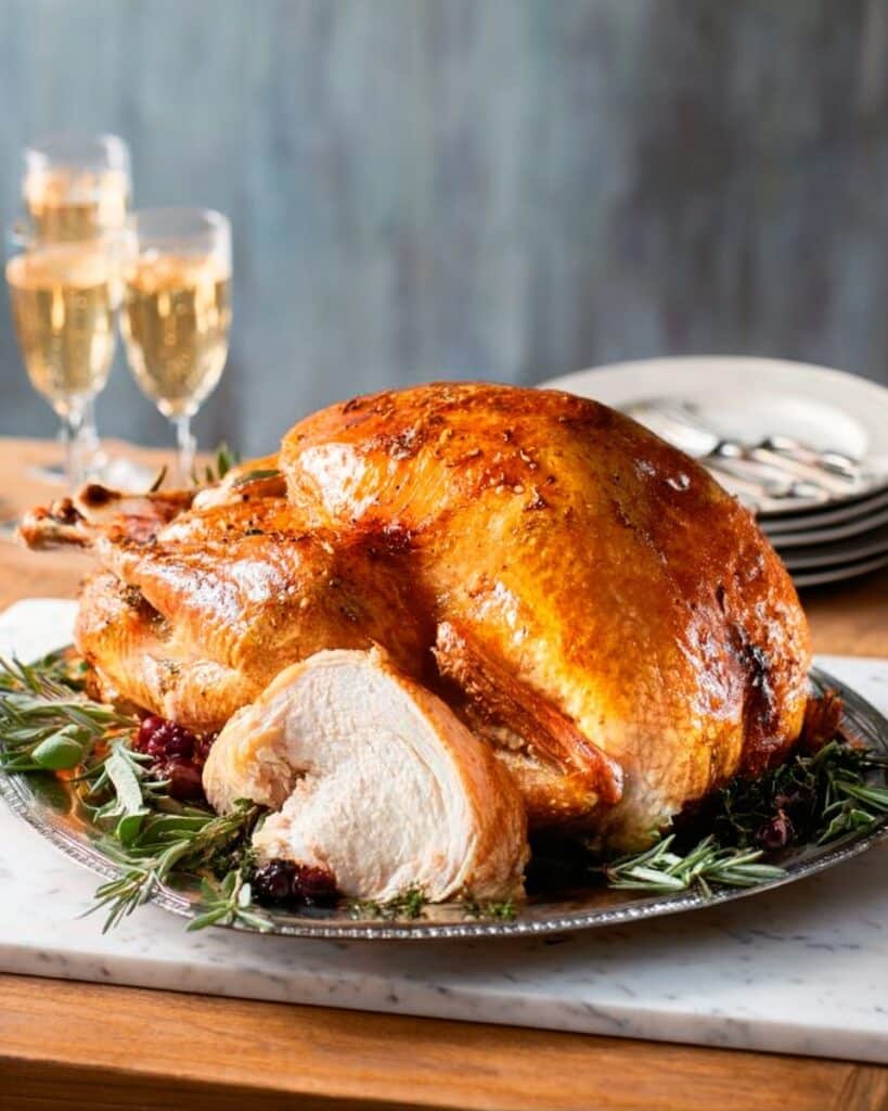 Herb and Salt-Rubbed Dry Brine Turkey Recipe