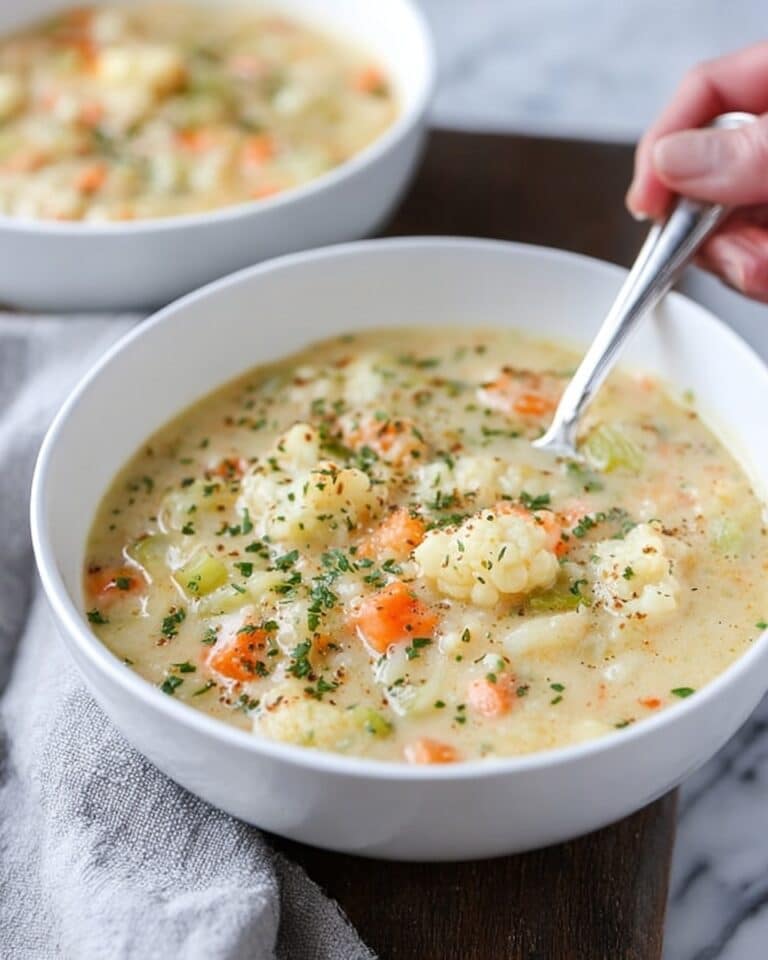 Creamy Roasted Cauliflower Chowder Recipe