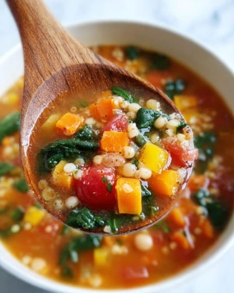 Fall Vegetable Quinoa Soup Recipe