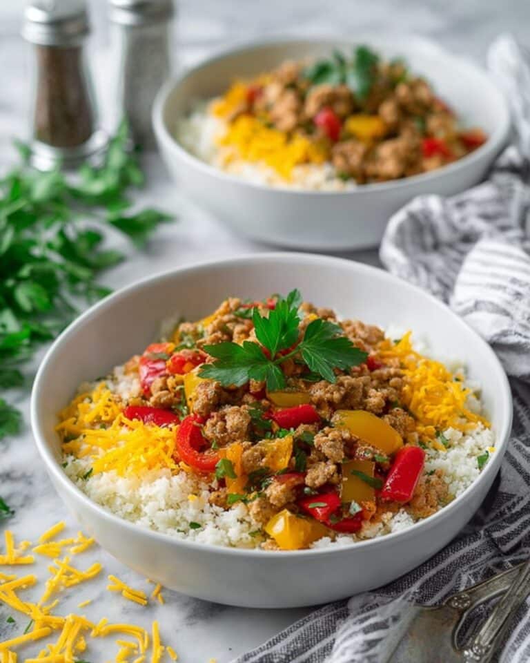 Ground Turkey and Peppers Skillet Recipe