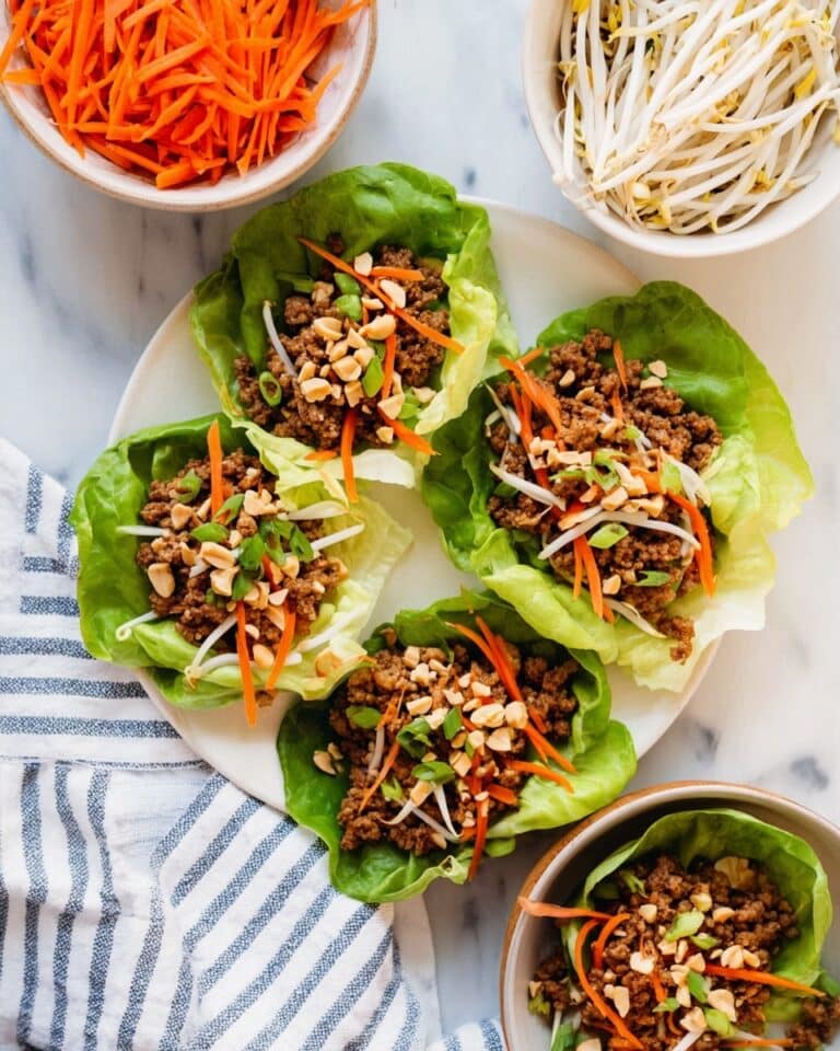 Asian Turkey Lettuce Wraps Recipe