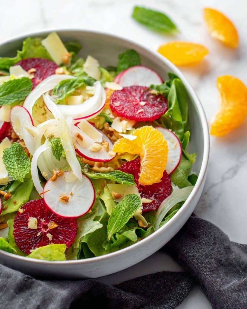 Fennel Salad with Blood Oranges and Citrus Vinaigrette Recipe