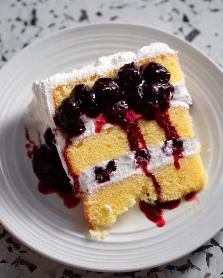 Cherry Vanilla Vampire Poke Cake Recipe