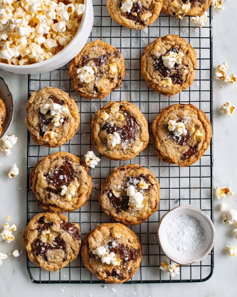 The Best Salted Caramel Popcorn Cookies Recipe