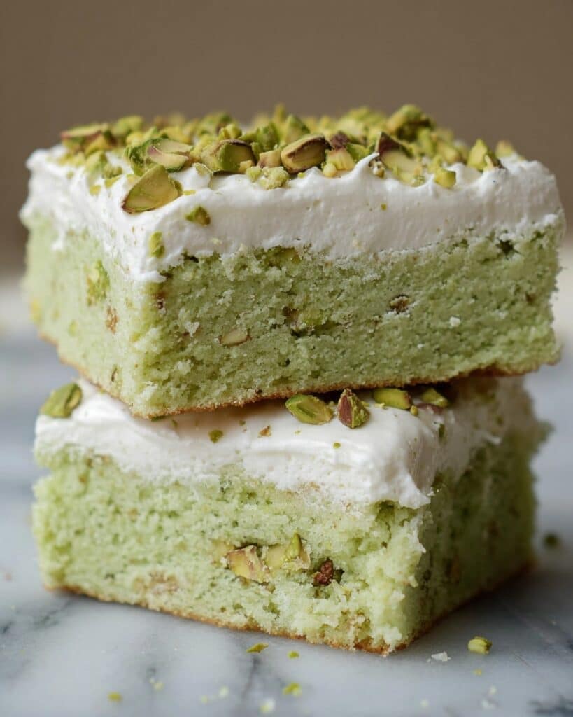 Pistachio Bars with Cream Cheese Frosting Recipe