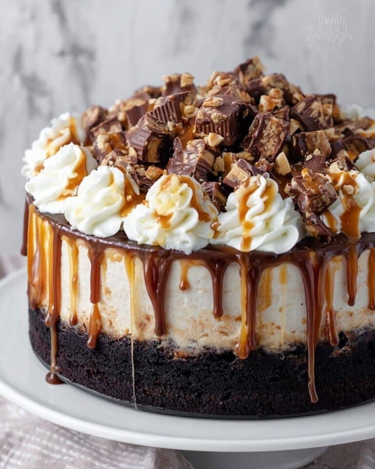 Snickers Cheesecake Recipe