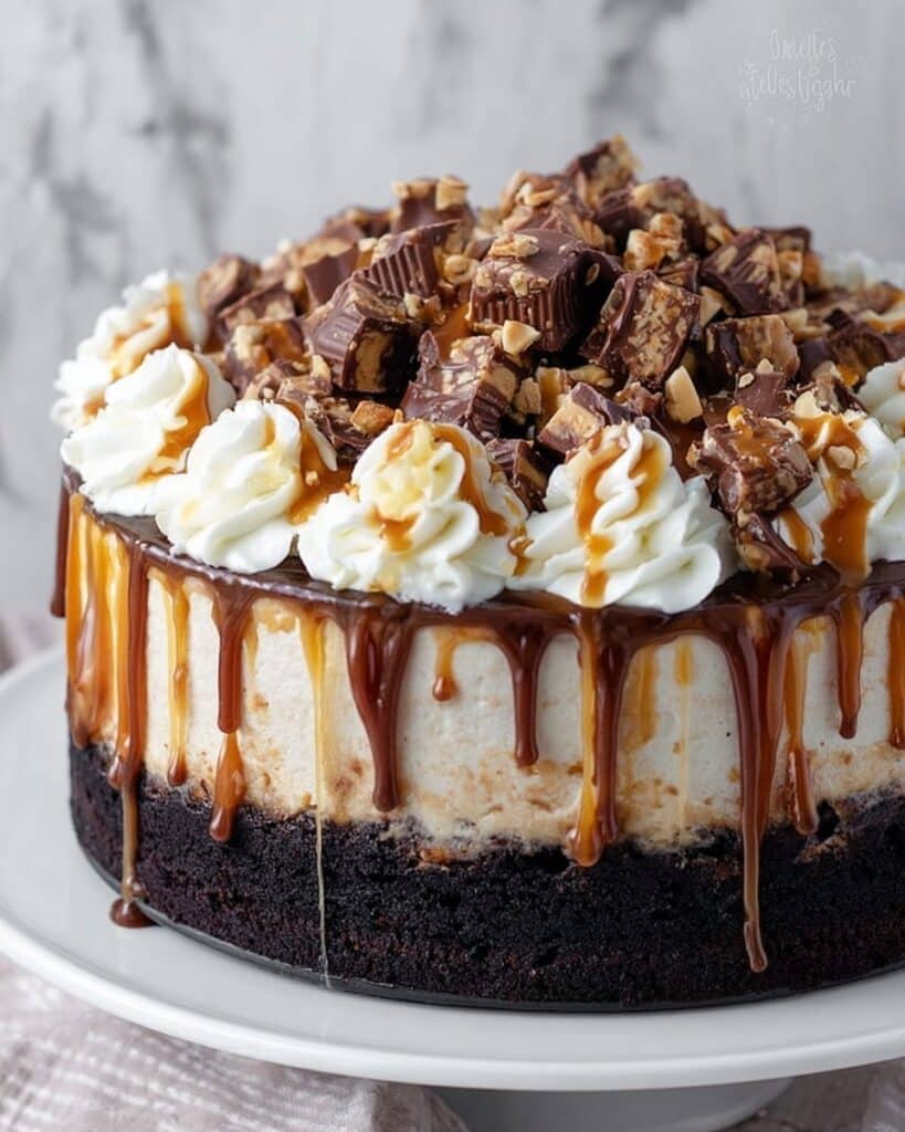 Snickers Cheesecake Recipe