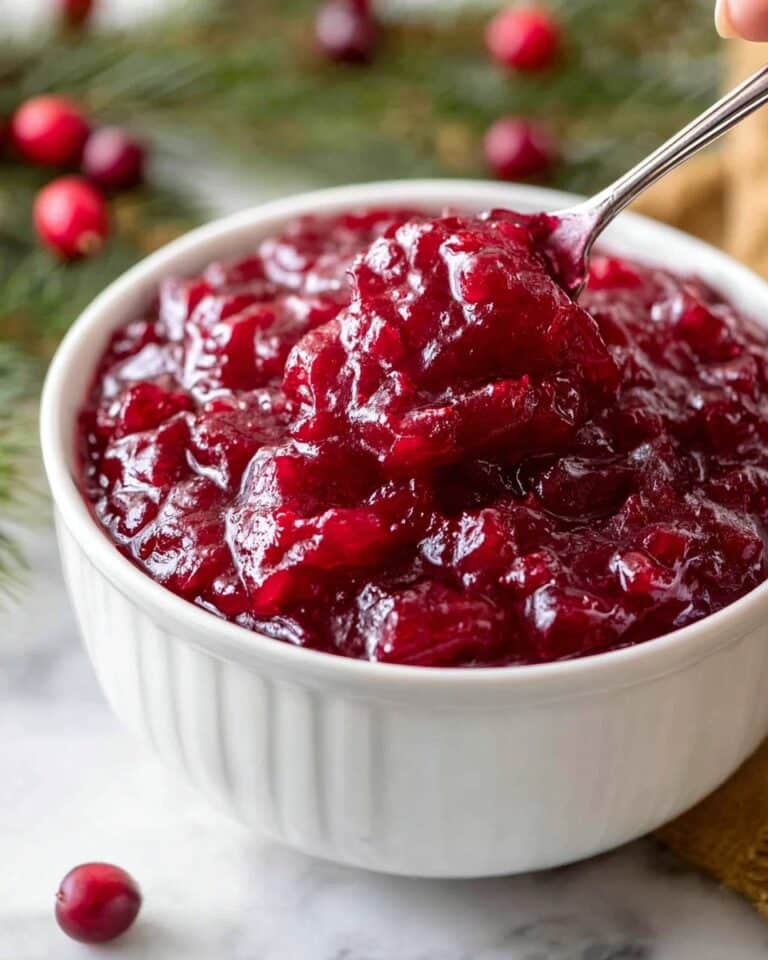 Homemade Cranberry Sauce Recipe
