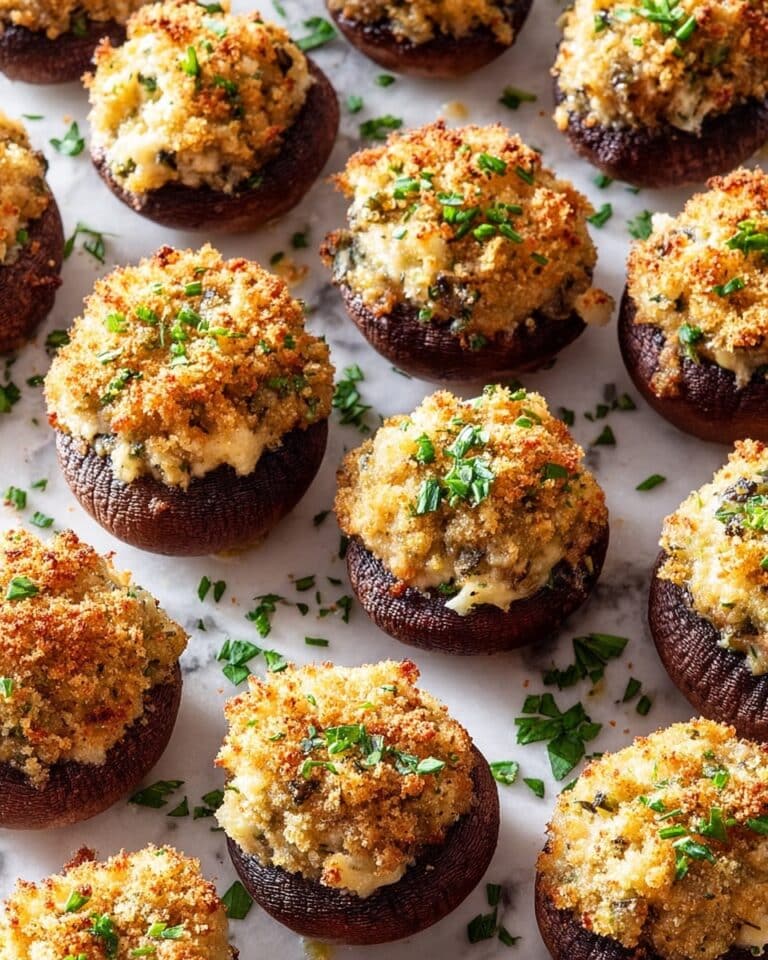 Cheesy Stuffed Mushrooms Recipe