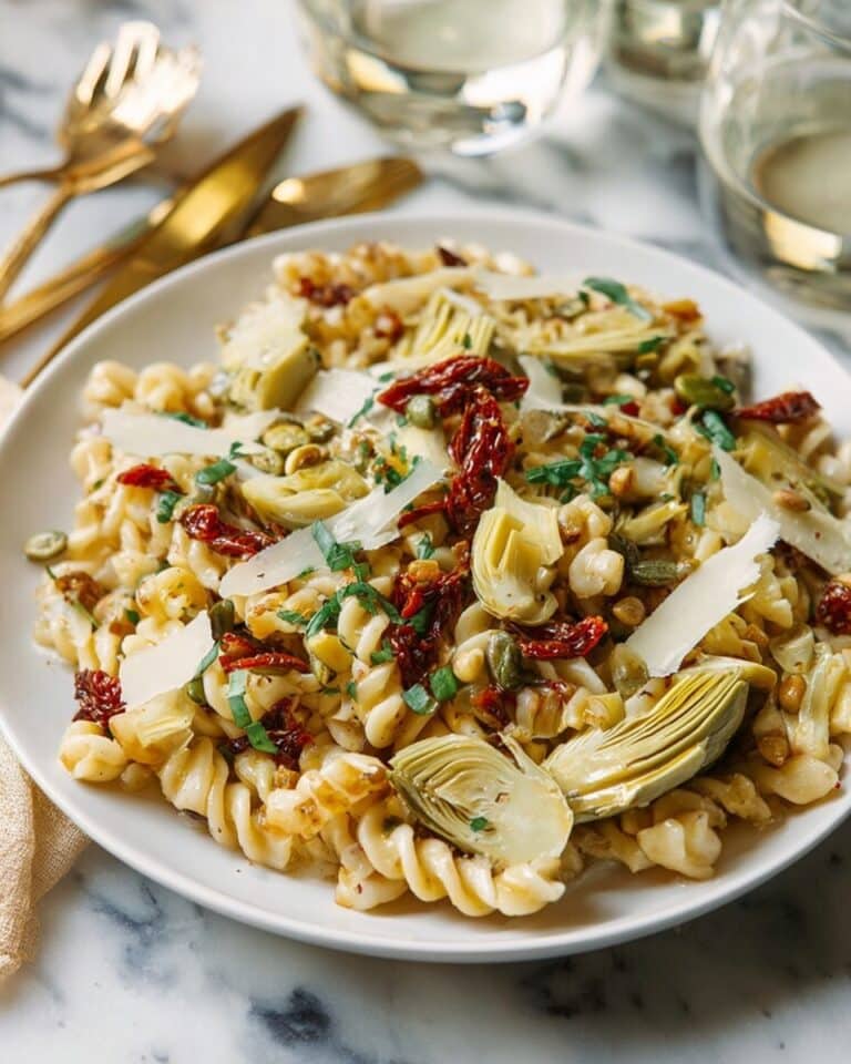 Sun-Dried Tomato Pasta Salad with Artichoke Hearts Recipe