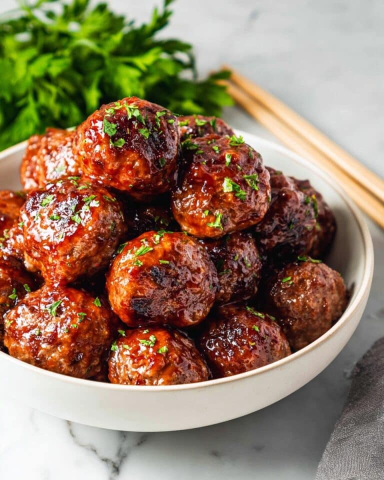 Sweet and Tangy Baked Turkey Meatballs Recipe