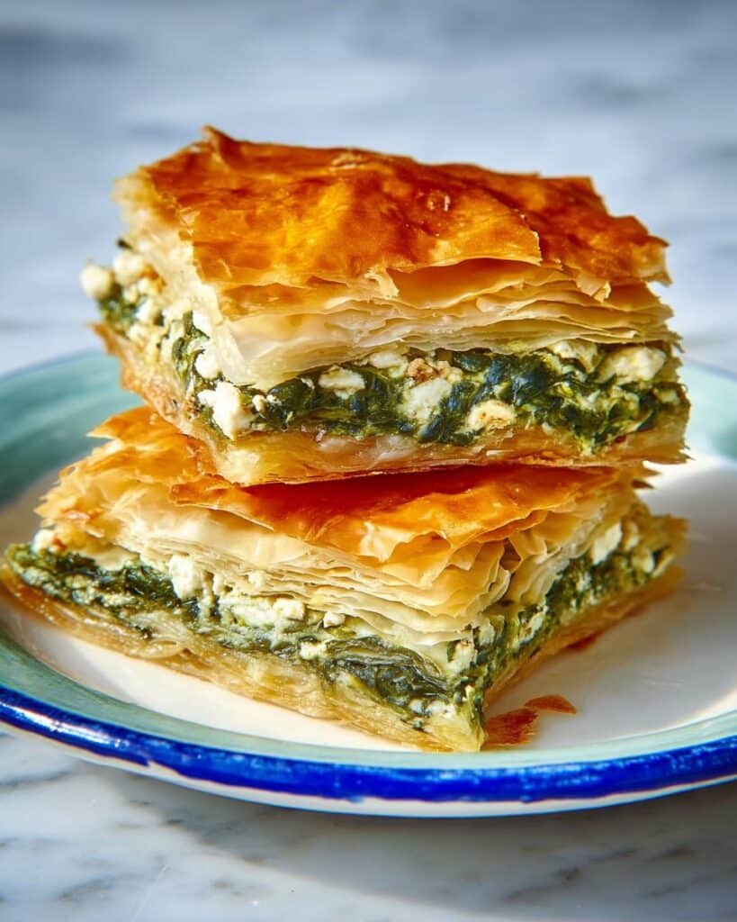 Authentic Greek Spinach and Feta Pie – Spanakopita Recipe