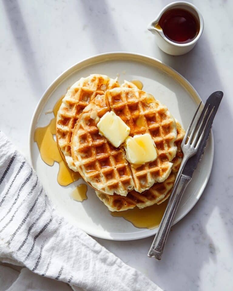Cinnamon Apple Greek Yogurt Waffles Recipe