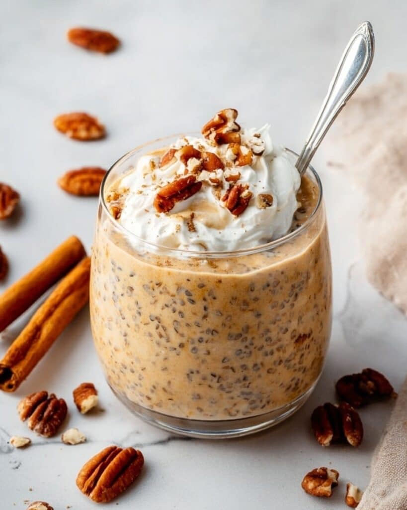 Pumpkin Pie Overnight Oats with Chia Recipe