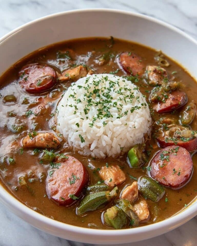 Chicken and Sausage Gumbo Recipe