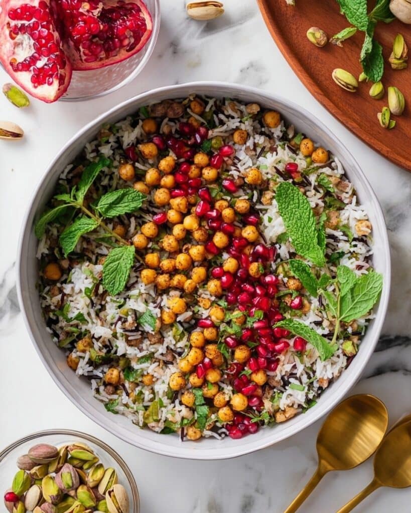Pomegranate Rice Salad Recipe