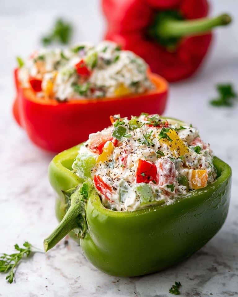 Chicken Salad Stuffed Peppers Recipe