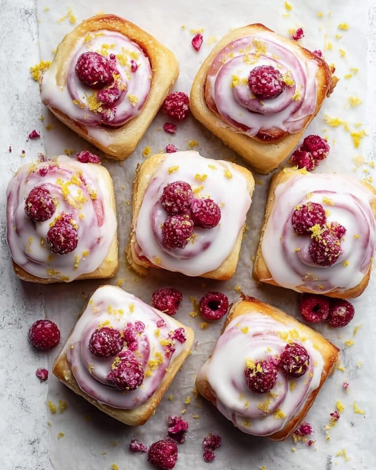 Edd Kimber’s Raspberry and Rose Cheesecake Buns Recipe