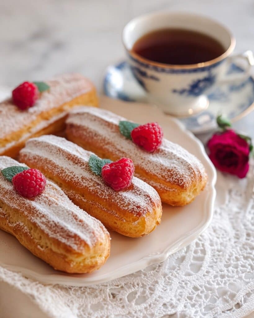 Lemon Berry Eclairs Recipe